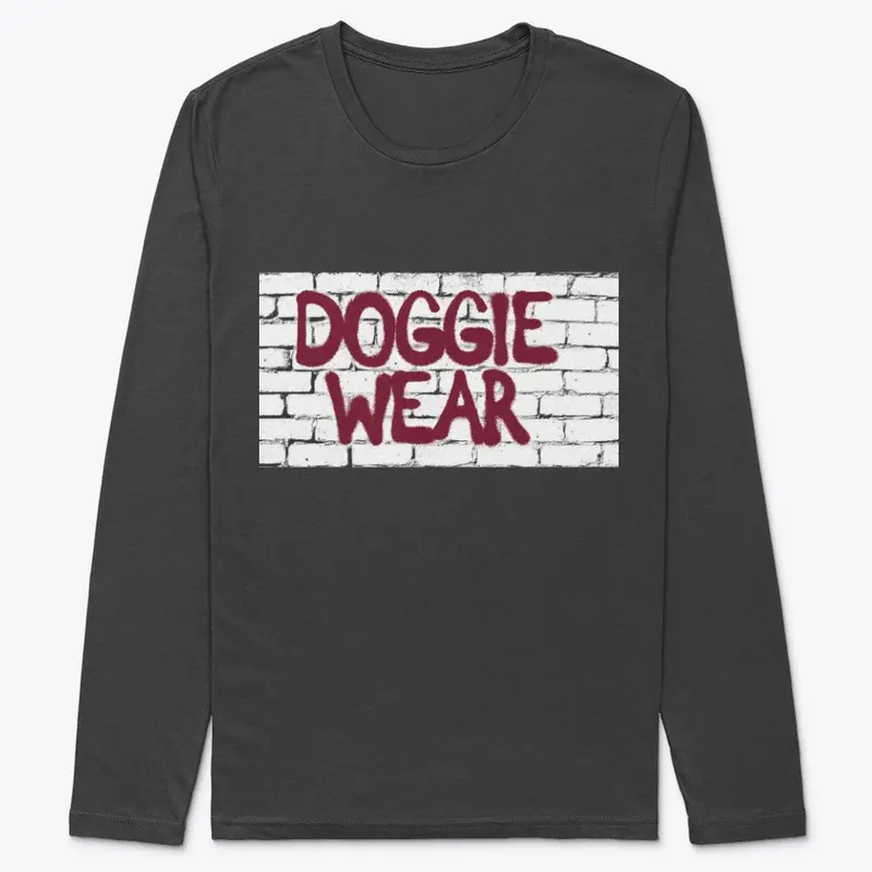 DOGGIE WEAR: Brand Name Spray/Brick Wall