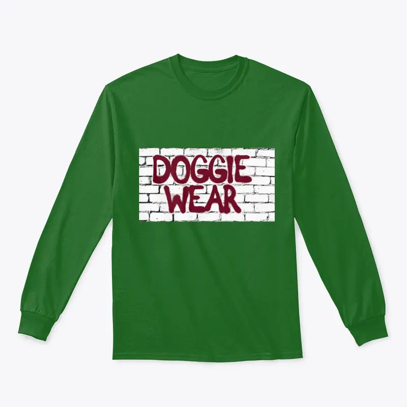 DOGGIE WEAR: Brand Name Spray/Brick Wall